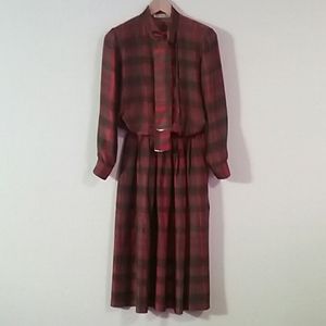 VINTAGE Christian Dior Silk Two Piece